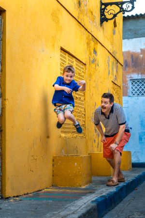 A famly photoshootin Cartagena 